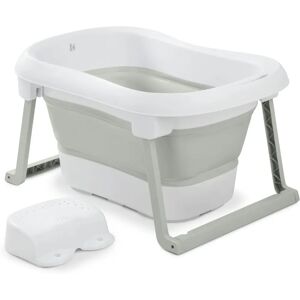 Hauck Baby Bath White/Sage Wash N Fold L - Baby Bathtub Hauck Baby Bath White/Sage Wash N Fold L - Baby Bathtub