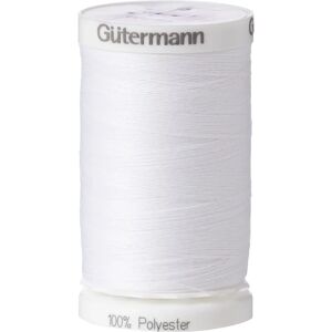 Gutermann White 500m Polyester Thread - Sewing Accessory Gutermann White 500m Polyester Thread - Sewing Accessory