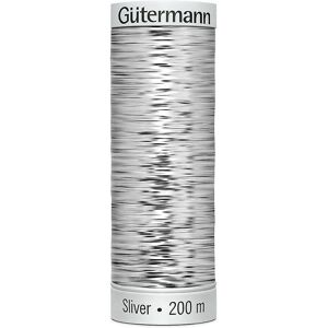 Gutermann Silver Embroidery Thread - 200m - High Shine, Made in Germany - Embroidery, Decorative Sewing Gutermann Silver Embroidery Thread - 200m - High Shine, Made in Germany - Embroidery, Decorative Sewing