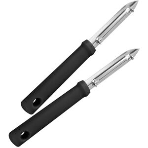 FM Professional Groentenschillers Set - Roestvrij Stalen Bladen - 2 Stuks FM Professional Groentenschillers Set - Roestvrij Stalen Bladen - 2 Stuks