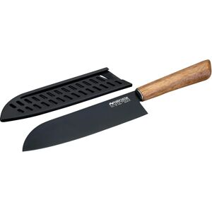 Nirosta Flow Santoku Kniv - 18cm Rostfritt Stål, Svart Nirosta Flow Santoku Kniv - 18cm Rostfritt Stål, Svart