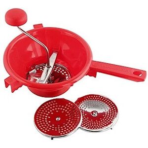 Fackelmann 42408 Rallador Manual - Acero inoxidable, Rojo - Rallador/espiralizador Fackelmann 42408 Rallador Manual - Acero inoxidable, Rojo - Rallador/espiralizador