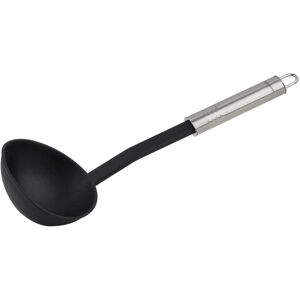 Fackelmann Kochlöffel - 30cm Schwarz - Ergonomischer Edelstahlgriff Fackelmann Kochlöffel - 30cm Schwarz - Ergonomischer Edelstahlgriff