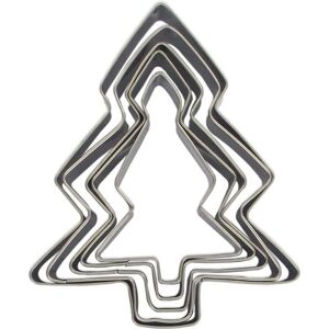 Zenker Weihnachtsbaum-Ausstechformen-Set - Edelstahl, Verschiedene Größen Zenker Weihnachtsbaum-Ausstechformen-Set - Edelstahl, Verschiedene Größen