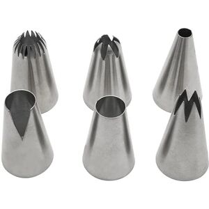 Zenker Smart Pastry - Set of 6 Stainless Steel Piping Tips Zenker Smart Pastry - Set of 6 Stainless Steel Piping Tips