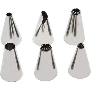 Set de 6 douilles à pâtisserie en inox Zenker Smart Pastry Art. N° 44895 Set de 6 douilles à pâtisserie en inox Zenker Smart Pastry Art. N° 44895