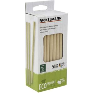 Fackelmann Eco Pailles en papier 15cm - Paille - Publicité Fackelmann Eco Pailles en papier 15cm - Paille - Publicité