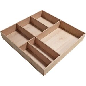 Organizador de cajones de madera de haya Fackelmann - Accesorio para almacenamiento Organizador de cajones de madera de haya Fackelmann - Accesorio para almacenamiento