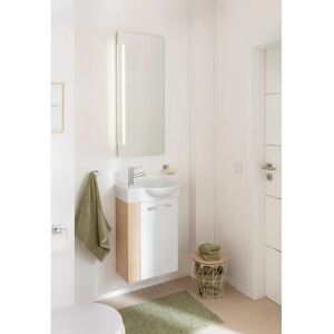 FACKELMANN SBC Wandmontierter Badezimmer Schrank - Soft-Close Türen, Holzoptik, 44cm FACKELMANN SBC Wandmontierter Badezimmer Schrank - Soft-Close Türen, Holzoptik, 44cm