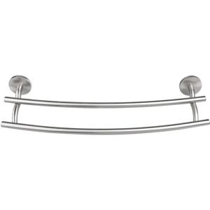 FACKELMANN Doppel-Handtuchreling - Edelstahl Badaccessoire FACKELMANN Doppel-Handtuchreling - Edelstahl Badaccessoire