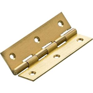 HETTICH Charnières Universelles en Laiton - Lot de 2 - L.100 x 50mm - Accessoire Meuble - Publicité HETTICH Charnières Universelles en Laiton - Lot de 2 - L.100 x 50mm - Accessoire Meuble - Publicité