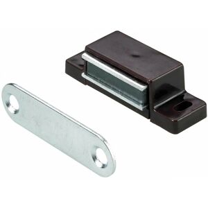 Hettich Magnetschnäpper - 14.5x45.3mm - Kunststoff, Zinkbeschichtet - Braun Hettich Magnetschnäpper - 14.5x45.3mm - Kunststoff, Zinkbeschichtet - Braun