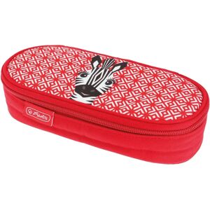 Herlitz Rotes Federmäppchen Zebra Motiv - Schulbedarf Herlitz Rotes Federmäppchen Zebra Motiv - Schulbedarf