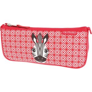 Herlitz Zebra Sport Pencil Case - Polyester, Black, Red, White Herlitz Zebra Sport Pencil Case - Polyester, Black, Red, White