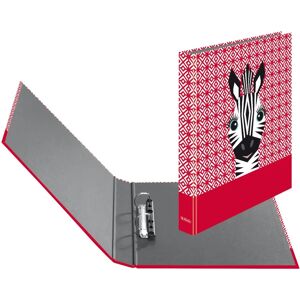 Carpeta de anillas Herlitz Max.file A4 - Motivo cebra - Negro, Rojo, Blanco Carpeta de anillas Herlitz Max.file A4 - Motivo cebra - Negro, Rojo, Blanco