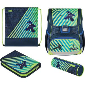 Herlitz Loop Plus Funky Ninja - Lehký školní batoh s ergonomickým designem Herlitz Loop Plus Funky Ninja - Lehký školní batoh s ergonomickým designem