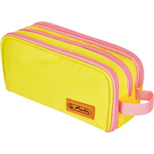 Astuccio Neon Herlitz - 2 Scomparti - 235x75mm - Giallo/Rosa Astuccio Neon Herlitz - 2 Scomparti - 235x75mm - Giallo/Rosa