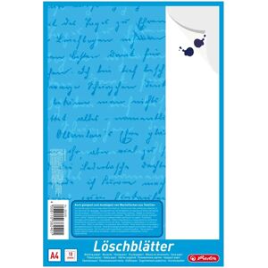 Herlitz 382408 Papier buvard - 10 feuilles - Blanc Herlitz 382408 Papier buvard - 10 feuilles - Blanc
