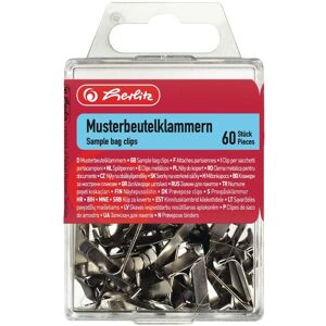 Herlitz Modello 11,5 mm - Clip da campione - 60 pezzi Herlitz Modello 11,5 mm - Clip da campione - 60 pezzi
