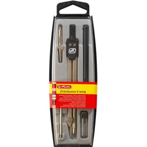 Ensemble de compas noir métallique Herlitz 8710303 - Compas, Stylo, 5 pièces Ensemble de compas noir métallique Herlitz 8710303 - Compas, Stylo, 5 pièces