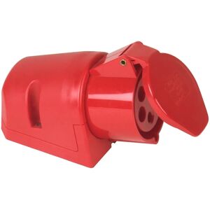 PCE Wandcontactdoos - 32A, 5-polig, IP44, VDE PCE Wandcontactdoos - 32A, 5-polig, IP44, VDE
