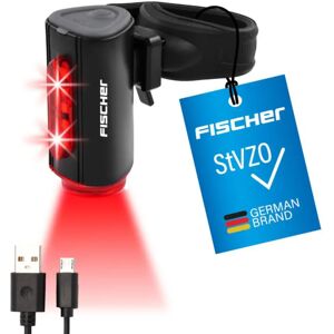 FISCHER TWIN Luz trasera recargable para bicicleta - Accesorios de bicicleta FISCHER TWIN Luz trasera recargable para bicicleta - Accesorios de bicicleta