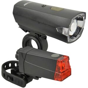 Fischer Fiets LED Verlichtingsset - 12 Lux, 50.000u, Zwart Fischer Fiets LED Verlichtingsset - 12 Lux, 50.000u, Zwart