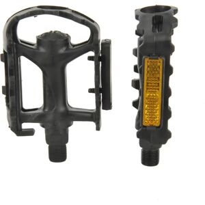Fischer MTB Plastic Pedals - Universal Fit, Non-slip, Reflectors - Bike Pedals Fischer MTB Plastic Pedals - Universal Fit, Non-slip, Reflectors - Bike Pedals