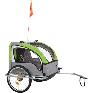 FISCHER Kinder-Fahrradanhänger - Stahlrahmen, 20-Zoll Räder, 23kg Zuladung FISCHER Kinder-Fahrradanhänger - Stahlrahmen, 20-Zoll Räder, 23kg Zuladung