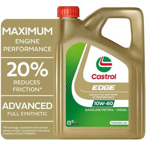 Castrol EDGE Titanium 10W-60 Engine Oil - Engine Oil Castrol EDGE Titanium 10W-60 Engine Oil - Engine Oil