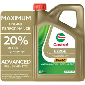 Castrol EDGE 5W-40 Synthetic Motor Oil - Engine Oil Castrol EDGE 5W-40 Synthetic Motor Oil - Engine Oil
