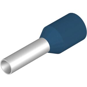 Weidmüller H2.5/15 BL SV Electrical Terminals - Partially Insulated, Blue, 15mm, 2.5mm², Pack of 500 Weidmüller H2.5/15 BL SV Electrical Terminals - Partially Insulated, Blue, 15mm, 2.5mm², Pack of 500