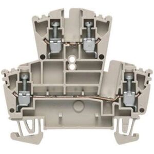 WEIDMULLER - Double Deck Terminal Block - Screw Connection - 2.5mm² - Beige Dark WEIDMULLER - Double Deck Terminal Block - Screw Connection - 2.5mm² - Beige Dark
