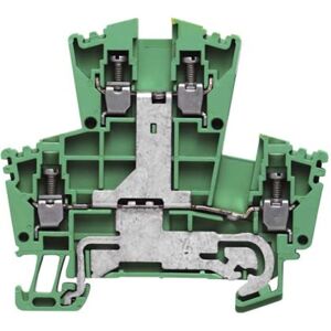 Weidmuller Green 4-Way Ground Block - 300A 69.5mm Weidmuller Green 4-Way Ground Block - 300A 69.5mm