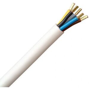 Kopp 156005047 Power Cable - White - 5m Kopp 156005047 Power Cable - White - 5m