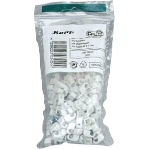 Kopp 345504087 Cable Clamp - 4-7mm Bundle - Grey Kopp 345504087 Cable Clamp - 4-7mm Bundle - Grey