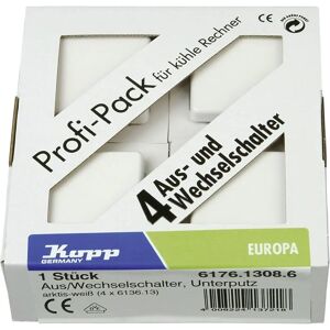 Kopp 617613086 White Switch - Universal 4 Pack Kopp 617613086 White Switch - Universal 4 Pack