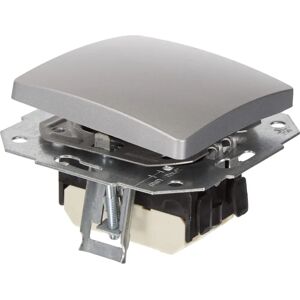 Kopp Paris Silver Switch - 10A, 250V - Wall Mount Kopp Paris Silver Switch - 10A, 250V - Wall Mount
