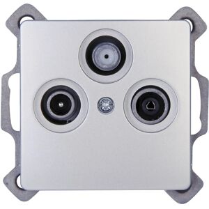 Kopp Antennensteckdose TV RF SAT Paris silber - Antennendose - TV, RF, SAT Kopp Antennensteckdose TV RF SAT Paris silber - Antennendose - TV, RF, SAT