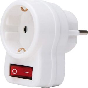 Adaptateur électrique blanc arctique Kopp - Prise avec interrupteur Adaptateur électrique blanc arctique Kopp - Prise avec interrupteur