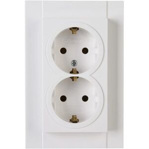 Kopp Elektrotechnik 929529084 Prise murale 2 voies - Prise électrique Kopp Elektrotechnik 929529084 Prise murale 2 voies - Prise électrique