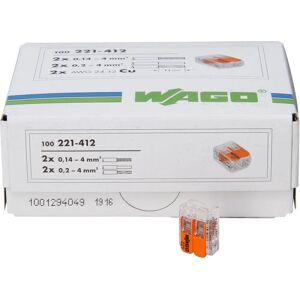 Heinrich Kopp GmbH WAGO Connecteur 2 pôles, max 4mm², transparent, orange - connecteur de câble - Publicité Heinrich Kopp GmbH WAGO Connecteur 2 pôles, max 4mm², transparent, orange - connecteur de câble - Publicité