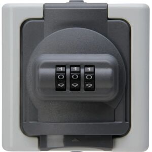 Kopp 109802008 Ytmonterad låsbar IP44 vägguttag Kopp 109802008 Ytmonterad låsbar IP44 vägguttag