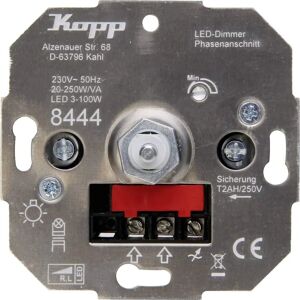 Kopp 844400008 Wanddimmer - Voor LED, Halogeen, Gloeilamp - Schakelaar Kopp 844400008 Wanddimmer - Voor LED, Halogeen, Gloeilamp - Schakelaar