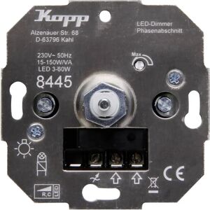 Kopp 844500001 Grauer Dimmer - Dimmer-Schalter Kopp 844500001 Grauer Dimmer - Dimmer-Schalter