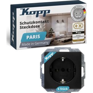 Heinrich Kopp GmbH Paris Zwart Stopcontactenset - Veiligheid, Kindersicherung Heinrich Kopp GmbH Paris Zwart Stopcontactenset - Veiligheid, Kindersicherung
