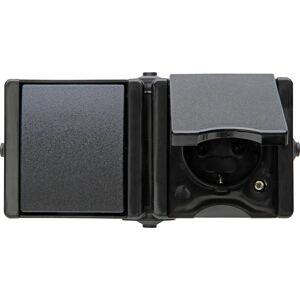 Kopp ProAQA Opbouw Waterdichte Schakelaar - Horizontaal - IP44 Kopp ProAQA Opbouw Waterdichte Schakelaar - Horizontaal - IP44