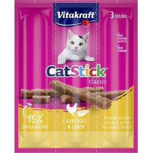Vitakraft Kattpinnar Snacks Lever Fågel Vitakraft Kattpinnar Snacks Lever Fågel