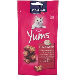 Vitakraft Cat Yums Leverpastej - Kattsnacks, Mjuka & Saftiga Vitakraft Cat Yums Leverpastej - Kattsnacks, Mjuka & Saftiga