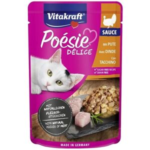 Nourriture Humide pour Chats VITAKRAFT - Dinde & Porc Sans Céréales 85g - Publicité Nourriture Humide pour Chats VITAKRAFT - Dinde & Porc Sans Céréales 85g - Publicité